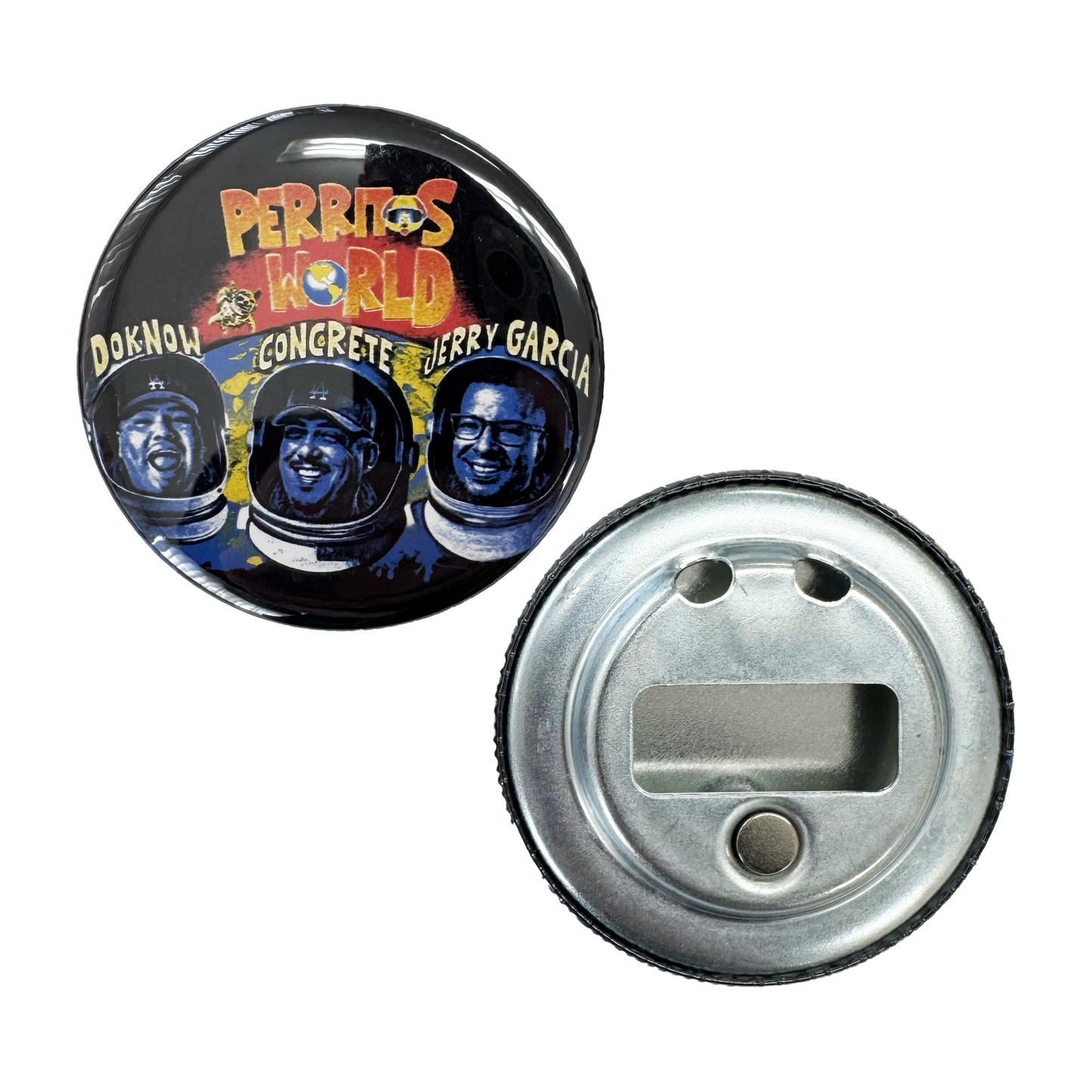 Perritos World Keychain Bottle Opener